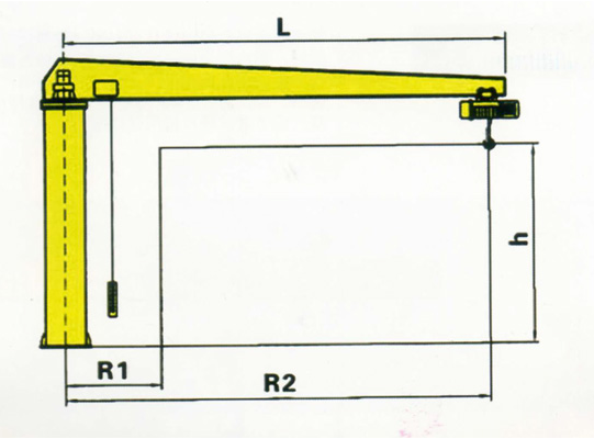 定柱式悬臂吊 定柱式悬臂吊